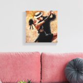 踊りカップル キャンバスプリント (インサイチュ (リビング))