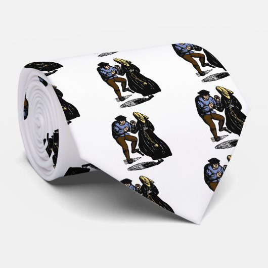踊りカップル ネクタイ (ロール)