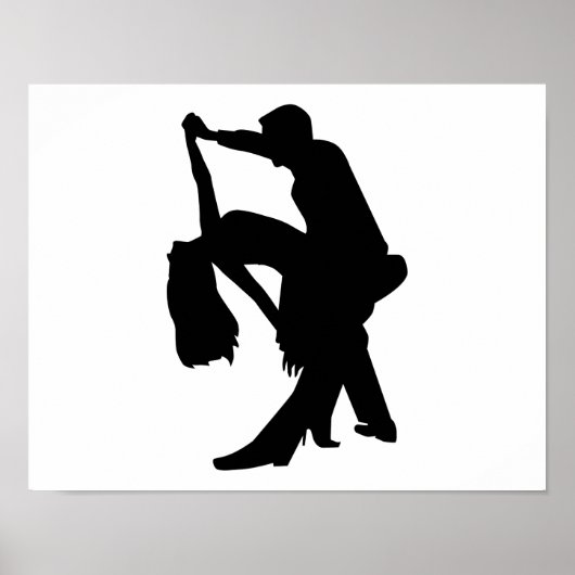 踊りカップル ポスター (正面)