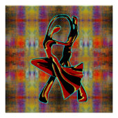 踊りカップル ポスター (正面)