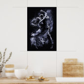 踊りカップル ポスター (キッチン)