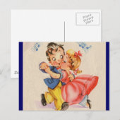 踊りカップル ポストカード (正面/裏面)