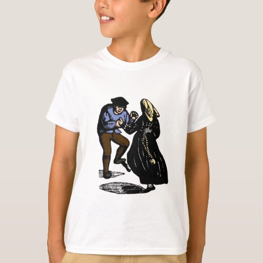 踊りカップル Tシャツ (正面)