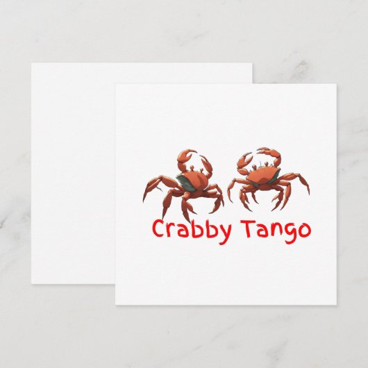 踊りカニ シーズンカード (正面/裏面)