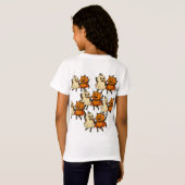踊りカボチャinハロウィーンコスチュームおもしろい- Gho Tシャツ (裏面フル)