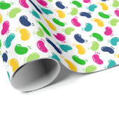 踊りカラフルゼリー豆 ラッピングペーパー (ロールコーナー)