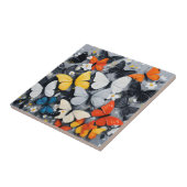 踊りカラフルバタフライ・アクリル・アート タイル (側面)