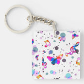 踊りカラフル音楽 キーホルダー (正面)