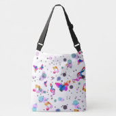 踊りカラフル音楽 クロスボディバッグ (正面)