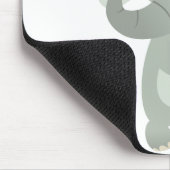 踊りカートゥーンエレファントマウスパッド マウスパッド (コーナー)