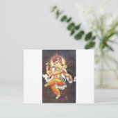 踊りガネシャ ポストカード (スタンド正面)