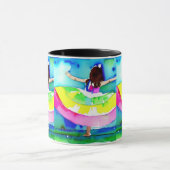 踊りガールコンセプト マグカップ (中央)
