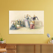 踊りガールズアットカイロ, 'エジプトとヌビア' キャンバスプリント (インサイチュ (リビング))