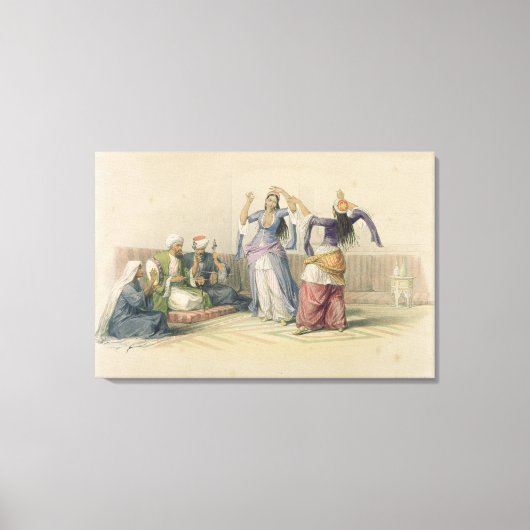 踊りガールズアットカイロ, 'エジプトとヌビア' キャンバスプリント (正面)