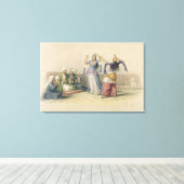 踊りガールズアットカイロ, 'エジプトとヌビア' キャンバスプリント (インサイチュ (ウッドフロア))