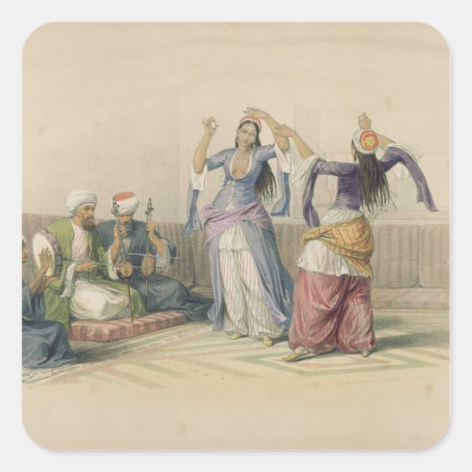 踊りガールズアットカイロ, 'エジプトとヌビア' スクエアシール (正面)