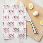 踊りガールズサンダー_コーブ キッチンタオル (四つ折り)