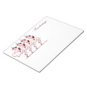 踊りガールズサンダー_コーブ ノートパッド (アングル)