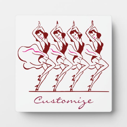 踊りガールズサンダー_コーブ フォトプラーク (正面)