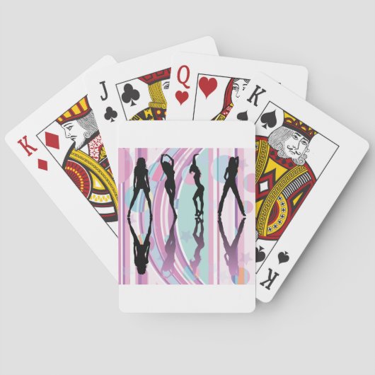 踊りガールズ トランプ (裏面)