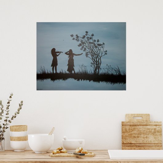 踊りガールズ ポスター (キッチン)