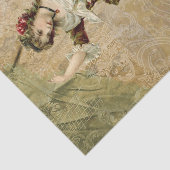 踊りガールビクトリアングリーンレッドローズティッシュペーパー 薄葉紙 (詳細)