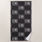 踊りガールフレンド ビーチタオル (正面)