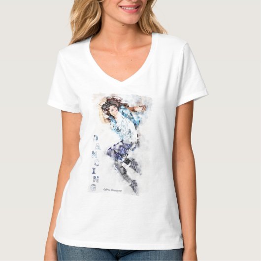 踊りガール2 Tシャツ (正面)