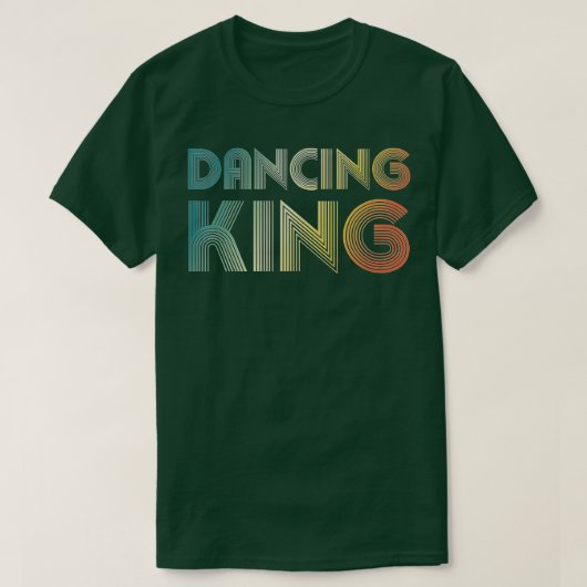 踊りキングファンキーヴィンテージ70s 80sダンスパート tシャツ (デザイン正面)
