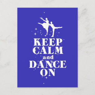 踊りギフト保プリントCalm and Dance Onデザイン ポストカード