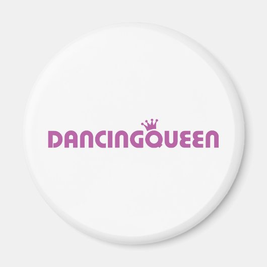 踊りクイーンアイコン マグネット (正面)
