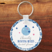 踊りクイーンギリシャミュージカルディスコブライダルシャワー キーホルダー (正面)