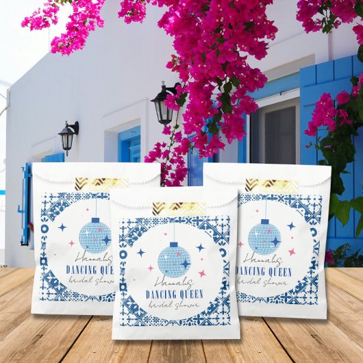 踊りクイーンギリシャミュージカルディスコブライダルシャワー フェイバーバッグ