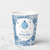 踊りクイーンギリシャミュージカルディスコブライダルシャワー 紙コップ (正面)