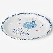 踊りクイーンギリシャミュージカルディスコ赤ちゃんシャワー ペーパープレート (アングル)