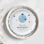 踊りクイーンギリシャミュージカルディスコ赤ちゃんシャワー ペーパープレート