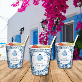 踊りクイーンギリシャミュージカルディスコ赤ちゃんシャワー 紙コップ