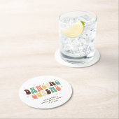 踊りクイーンズバチェロレッテレトロディスコ ラウンドペーパーコースター (インサイチュ)