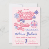 踊りクイーンディスコバチェロレッテ 招待状 (正面)