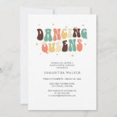 踊りクイーンバチェロレッテウィークエンドイナリーレトロ 招待状 (正面)