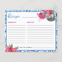 踊りクイーンブルータイルディスコブライダルシャワーレシピ