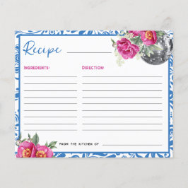 踊りクイーンブルータイルディスコブライダルシャワーレシピ