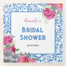 踊りクイーンマンマミアディスコブライダルシャワー ガラスコースター