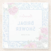 踊りクイーンマンマミアディスコブライダルシャワー ガラスコースター (裏面)