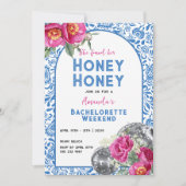 踊りクイーンマンマミアバチェロレッテ日程 招待状 (正面)