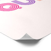 踊りクイーンレトロ ポスター (角)