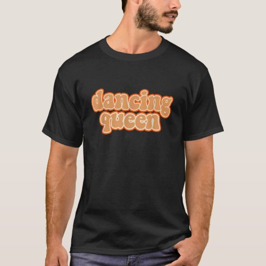 踊りクイーンヴィンテージ踊り70s tシャツ (正面)