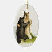 「踊りクマ」 セラミックオーナメント (右)