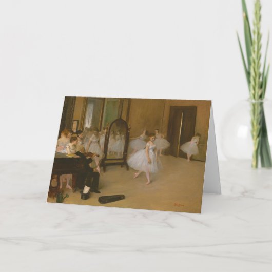 踊りクラス | Edgar Degas カード (正面)