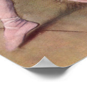 踊りクラスbyエドガー・デガスヴィンテージ・バレエ ポスター (角)